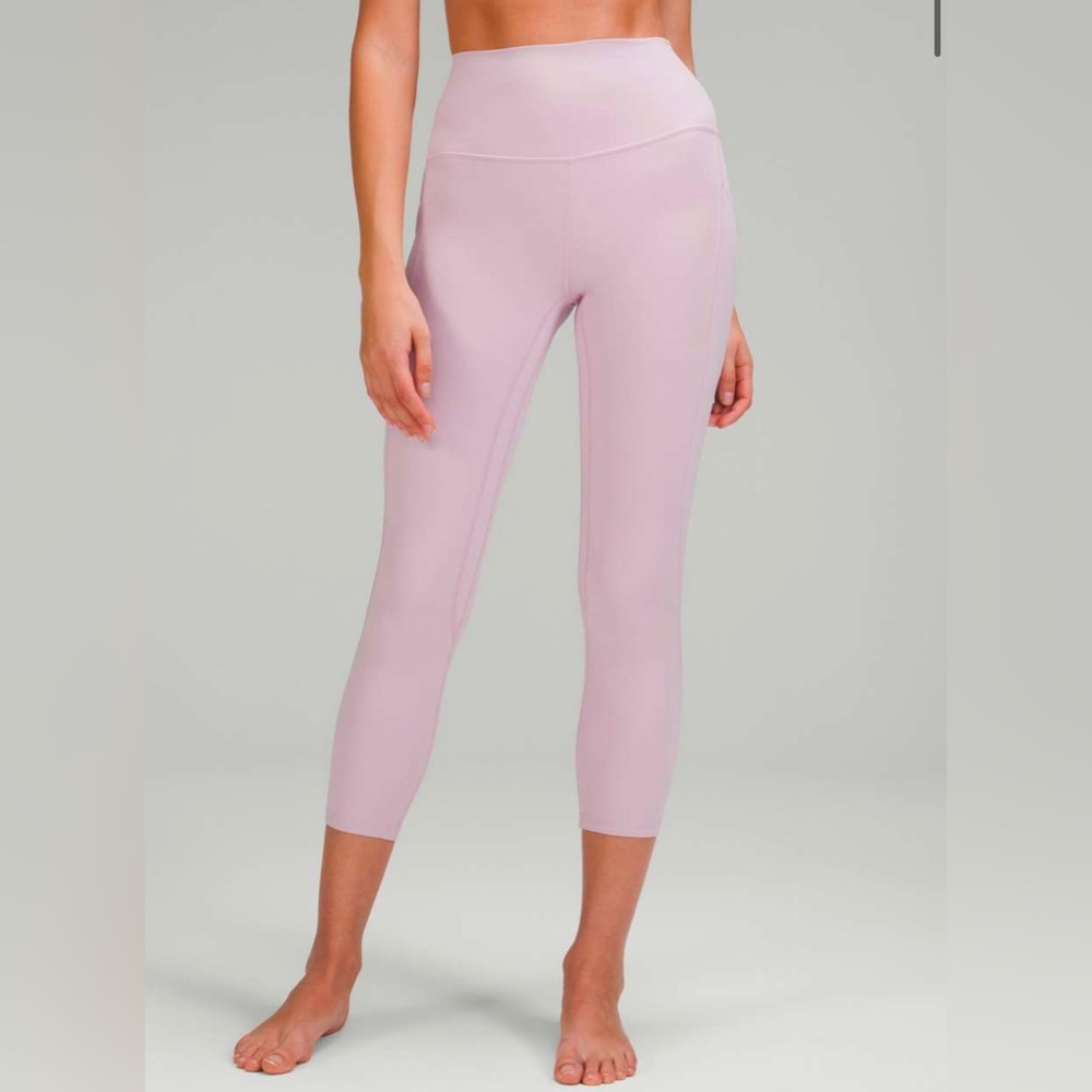 Pink peony lululemon align leggings